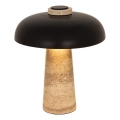 Lampă de masă LORA 3xG9/40W/230V negru/bej