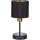 Lampă de masă LOTTE 1xE14/40W/230V negru Wofi 860401109000