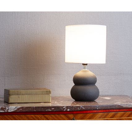 Lampă de masă LUCIE 1xE14/8W/230V, gri - Cottex
