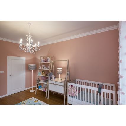 Lampă de masă MAGIC 1xE27/15W/230V gri/albă Argon 4126