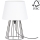 Lampă de masă MANGOO 1xE27/40W/230V alb/negru Spot-Light – certificat FSC