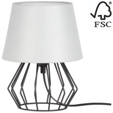 Lampă de masă MANGOO 1xE27/40W/230V gri/negru Spot-Light – certificat FSC