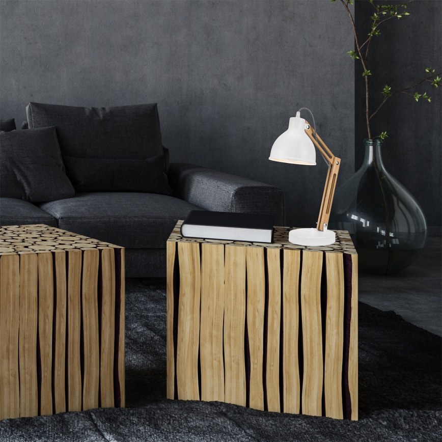 Lampă de masă MARCELLO 1xE27/60W/230V fag