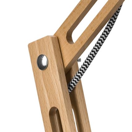 Lampă de masă MARCELLO 1xE27/60W/230V fag