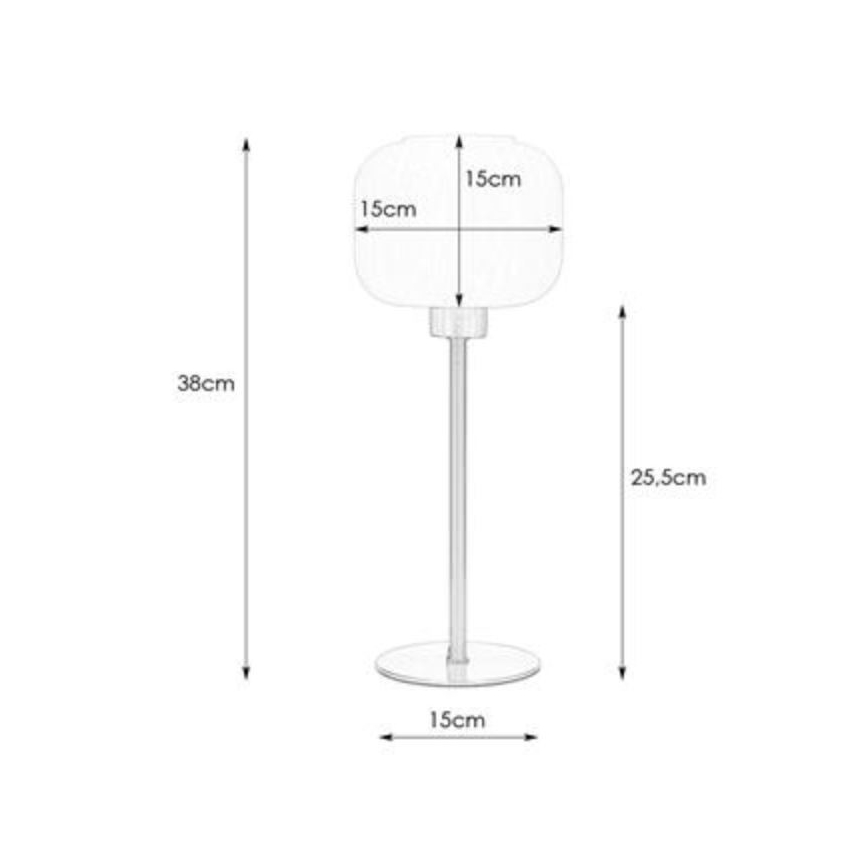 Lampă de masă Markslöjd 108121 SOBER 1xE27/60W/230V crom mat