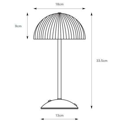 Lampă de masă Markslöjd 109141 ZIN 2xG9/20W/230V, bej
