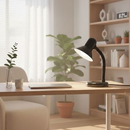 Lampă de masă MENTOR 1xE27/15W/230V, neagră