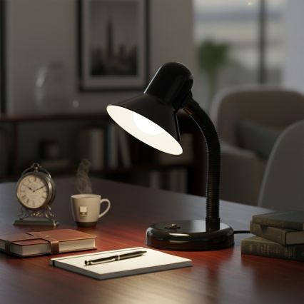 Lampă de masă MENTOR 1xE27/15W/230V, neagră