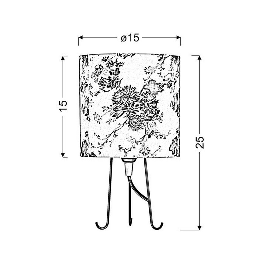 Lampă de masă MICRA 1xE14/40W/230V