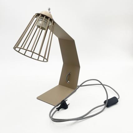 Lampă de masă NANDO 1xE27/15W/230V bej