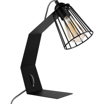 Lampă de masă NANDO 1xE27/15W/230V neagră