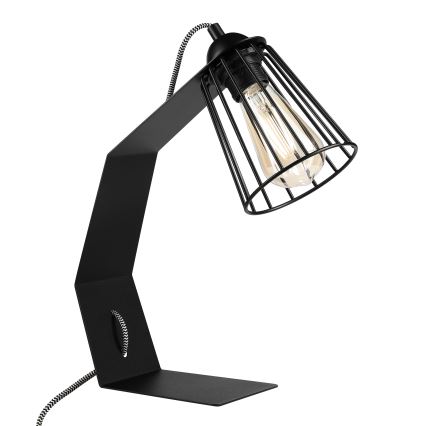 Lampă de masă NANDO 1xE27/15W/230V neagră