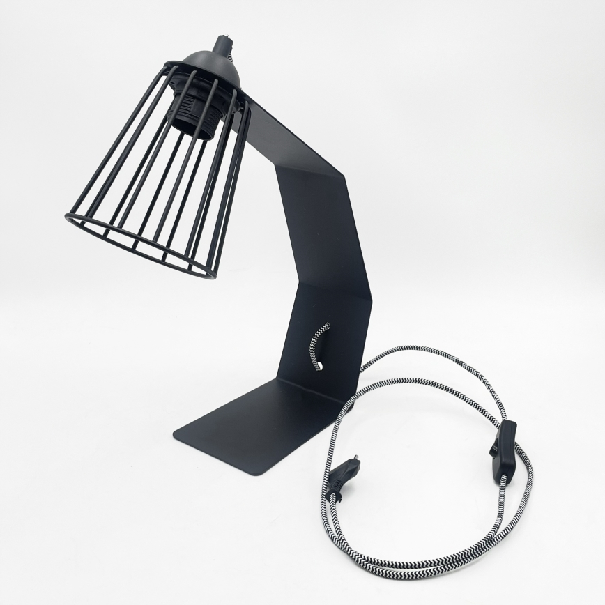 Lampă de masă NANDO 1xE27/15W/230V neagră