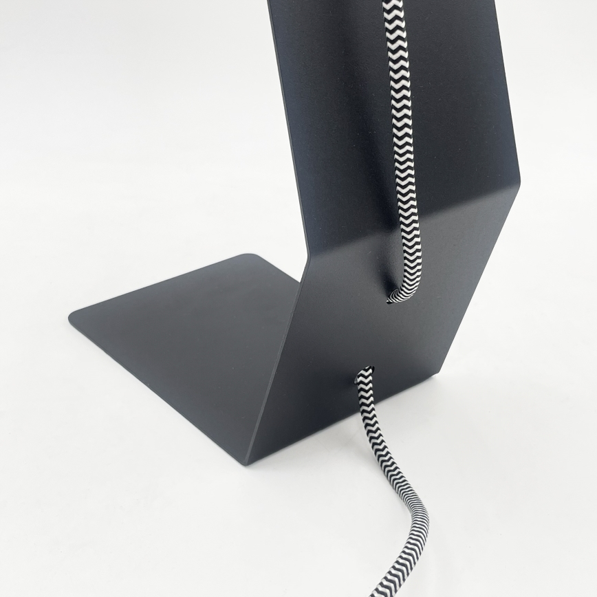 Lampă de masă NANDO 1xE27/15W/230V neagră