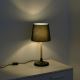 Lampă de masă NIMA 1xE14/40W/230V neagră Leuchten Direkt 14423-18