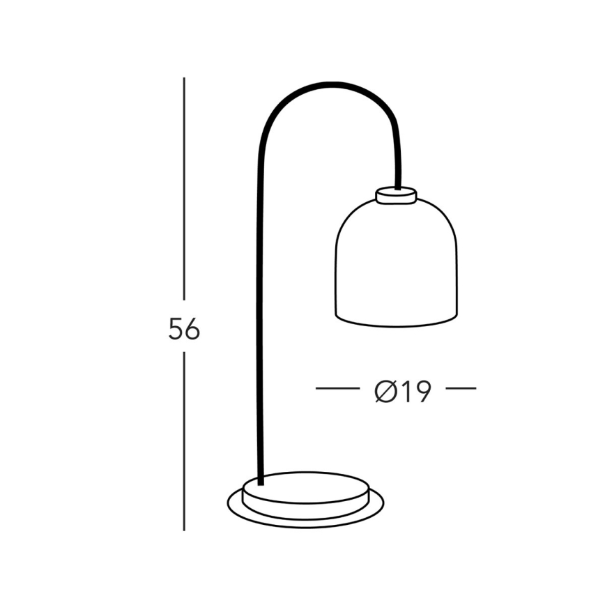Lampă de masă NONNA 1xE27/60W/230V căprioară stejar/alb/gri Kolarz A1352.71.Gr.100