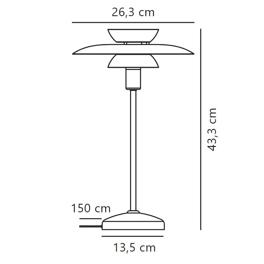 Lampă de masă Nordlux CARMEN 1xE14/25W/230V negru