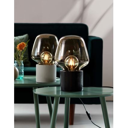 Lampă de masă Nordlux CHRISTINA 1xE27/25W/230V beton/negru