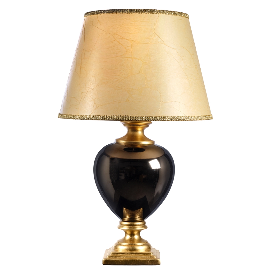 Lampă de masă ONLI AMADEUS 1xE27/15W/230V 72 cm negru/auriu