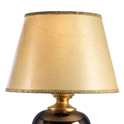 Lampă de masă ONLI AMADEUS 1xE27/15W/230V 72 cm negru/auriu