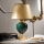 Lampă de masă ONLI AMADEUS 1xE27/15W/230V 72 cm verde/auriu