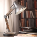 Lampă de masă ONLI ARCHITETTO 1xE27/22W/230V 62 cm gri/maro
