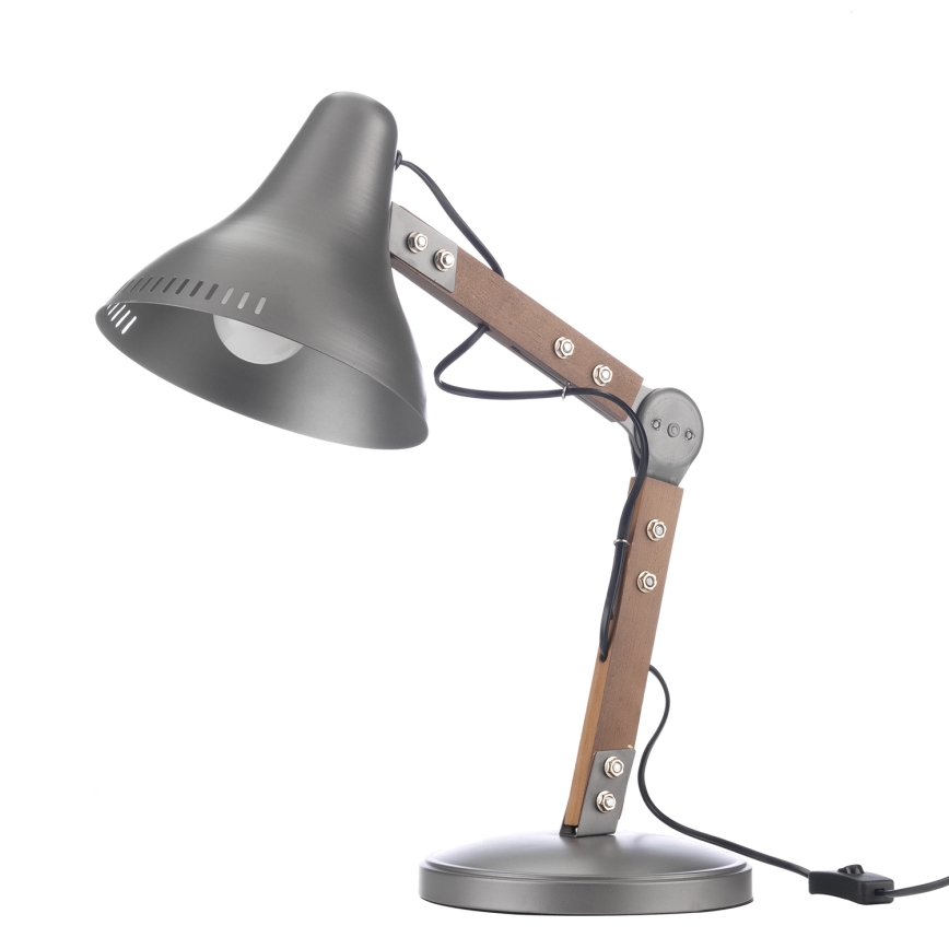 Lampă de masă ONLI ARCHITETTO 1xE27/22W/230V 62 cm gri/maro