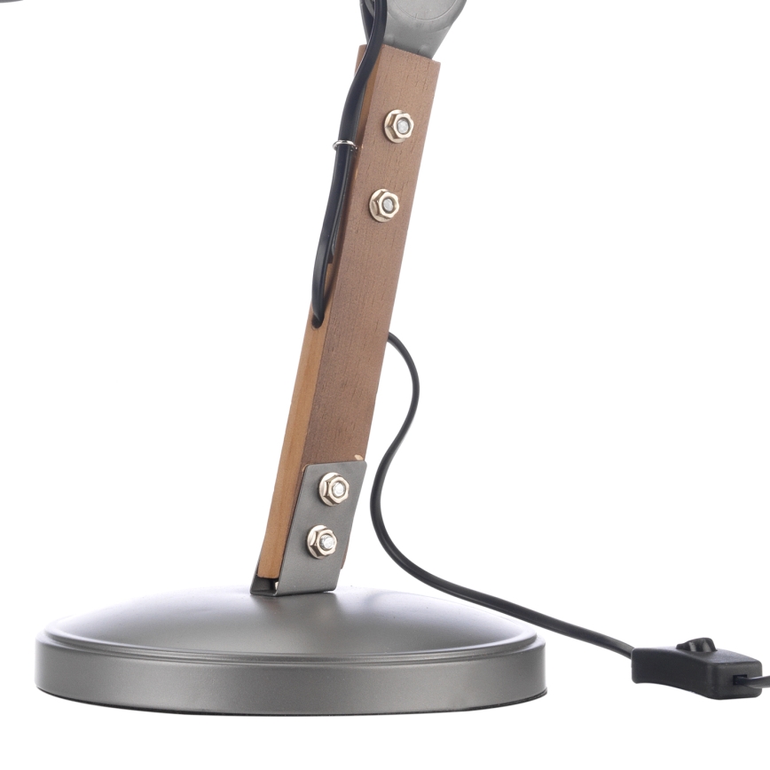 Lampă de masă ONLI ARCHITETTO 1xE27/22W/230V 62 cm gri/maro