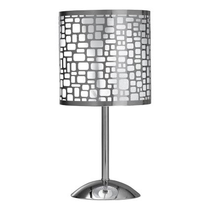 Lampă de masă ONLI BRUCE 1xE27/15W/230V 40 cm crom mat