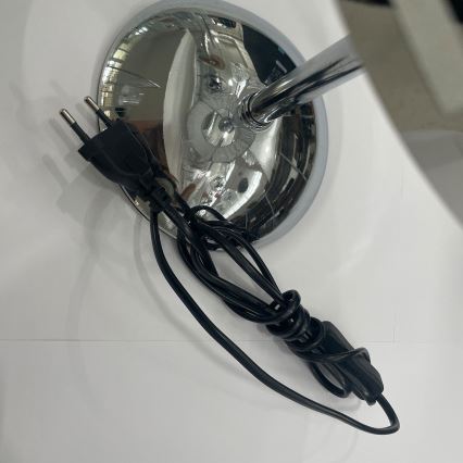 Lampă de masă ONLI BRUCE 1xE27/15W/230V 40 cm crom mat