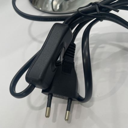 Lampă de masă ONLI BRUCE 1xE27/15W/230V 40 cm crom mat