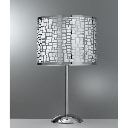 Lampă de masă ONLI BRUCE 1xE27/15W/230V 52 cm crom mat