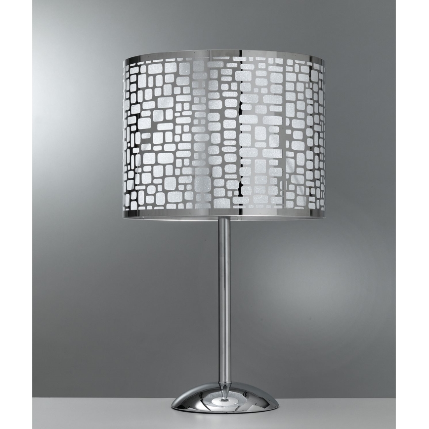 Lampă de masă ONLI BRUCE 1xE27/15W/230V 52 cm crom mat