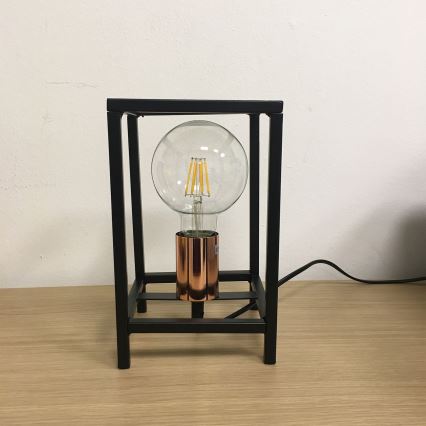 Lampă de masă ONLI FLOKI 1xE27/15W/230V 20 cm negru/cupru