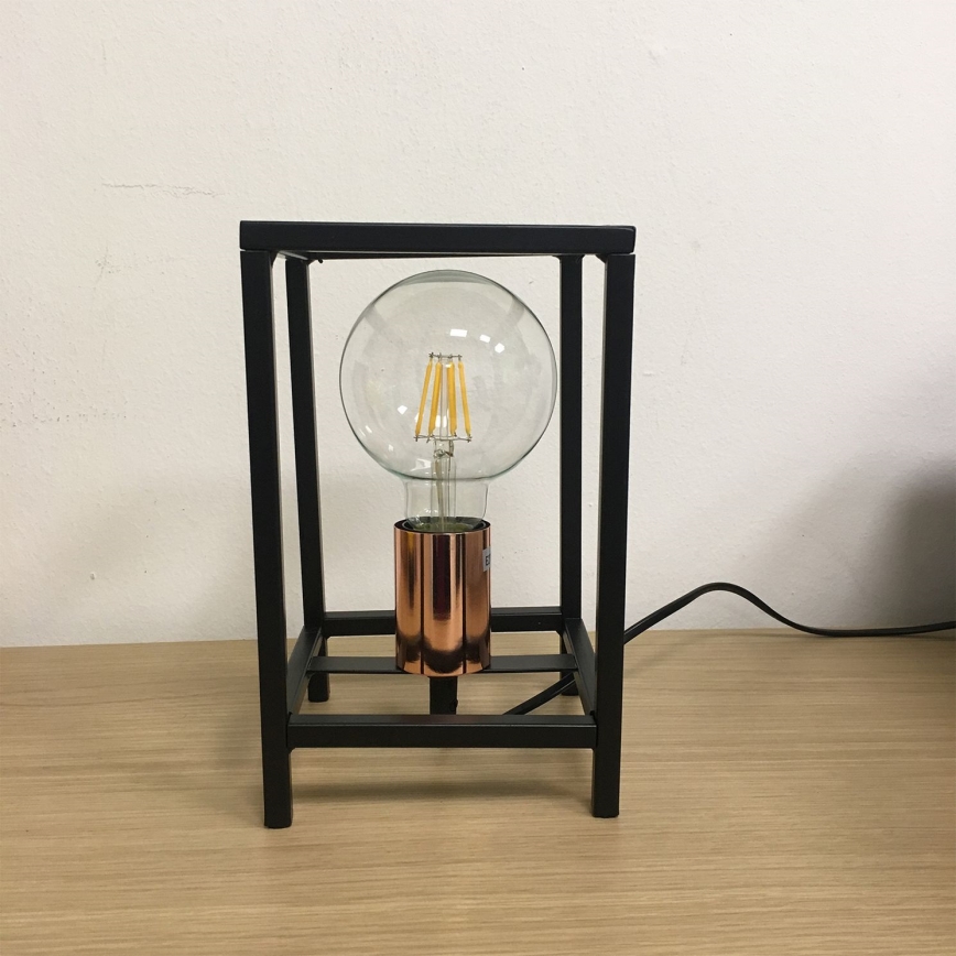 Lampă de masă ONLI FLOKI 1xE27/15W/230V 20 cm negru/cupru