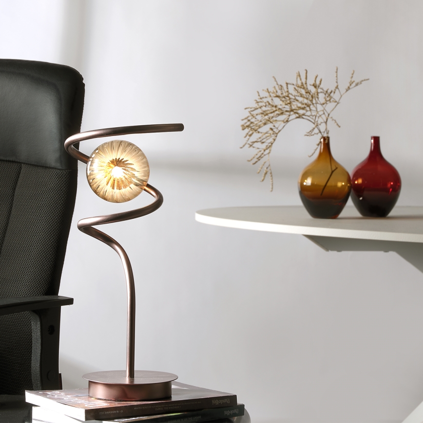 Lampă de masă ONLI FRIDA 1xG9/10W/230V 42 cm cupru