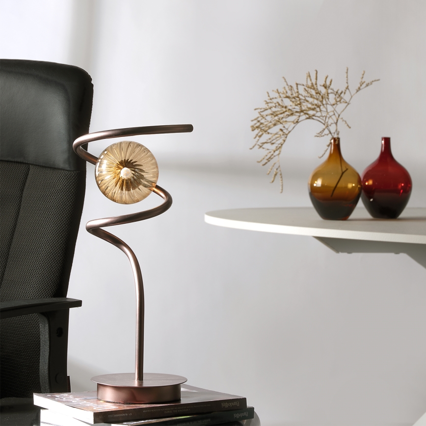 Lampă de masă ONLI FRIDA 1xG9/10W/230V 42 cm cupru