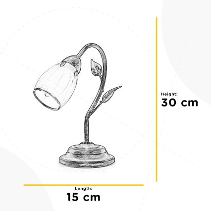 Lampă de masă ONLI LILIANA 1xE14/6W/230V 30 cm
