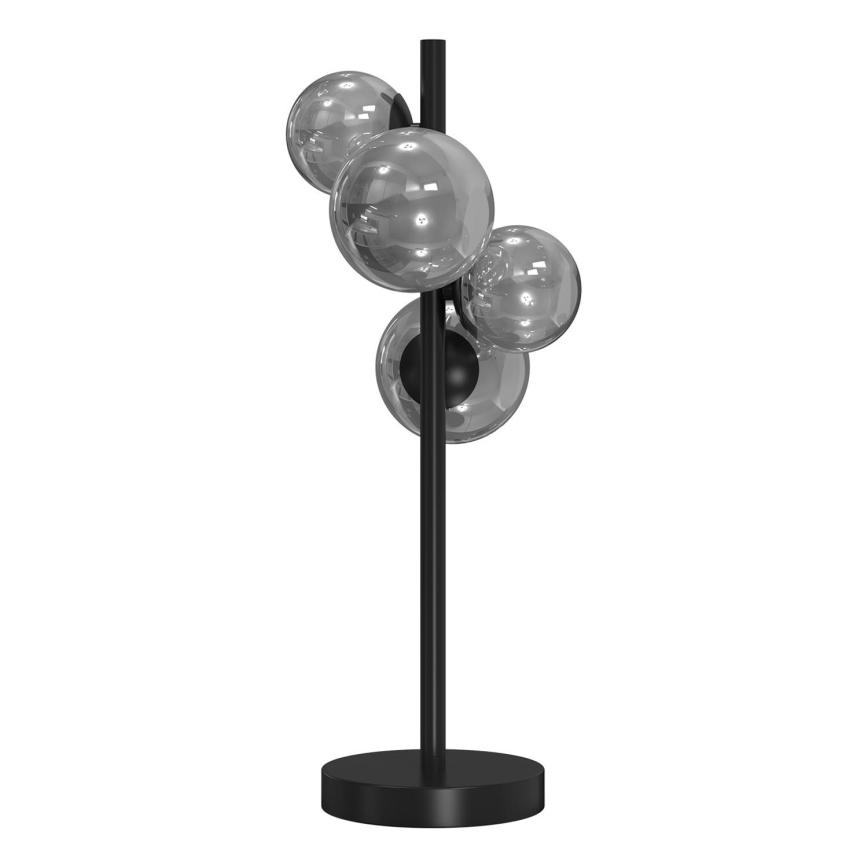 Lampă de masă ONLI PALOMA 4xG9/10W/230V 48 cm negru/fumuriu