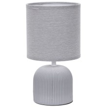 Lampă de masă ONLI SHELLY 1xE27/22W/230V gri 28 cm