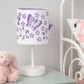 Lampă de masă ONLI TITILLA 1xE14/6W/230V 22 cm mov/alb