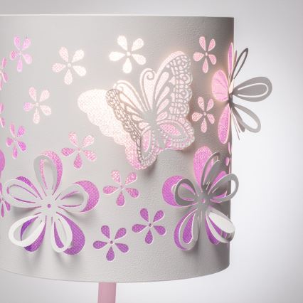 Lampă de masă ONLI TITILLA 1xE14/6W/230V 22 cm mov/alb