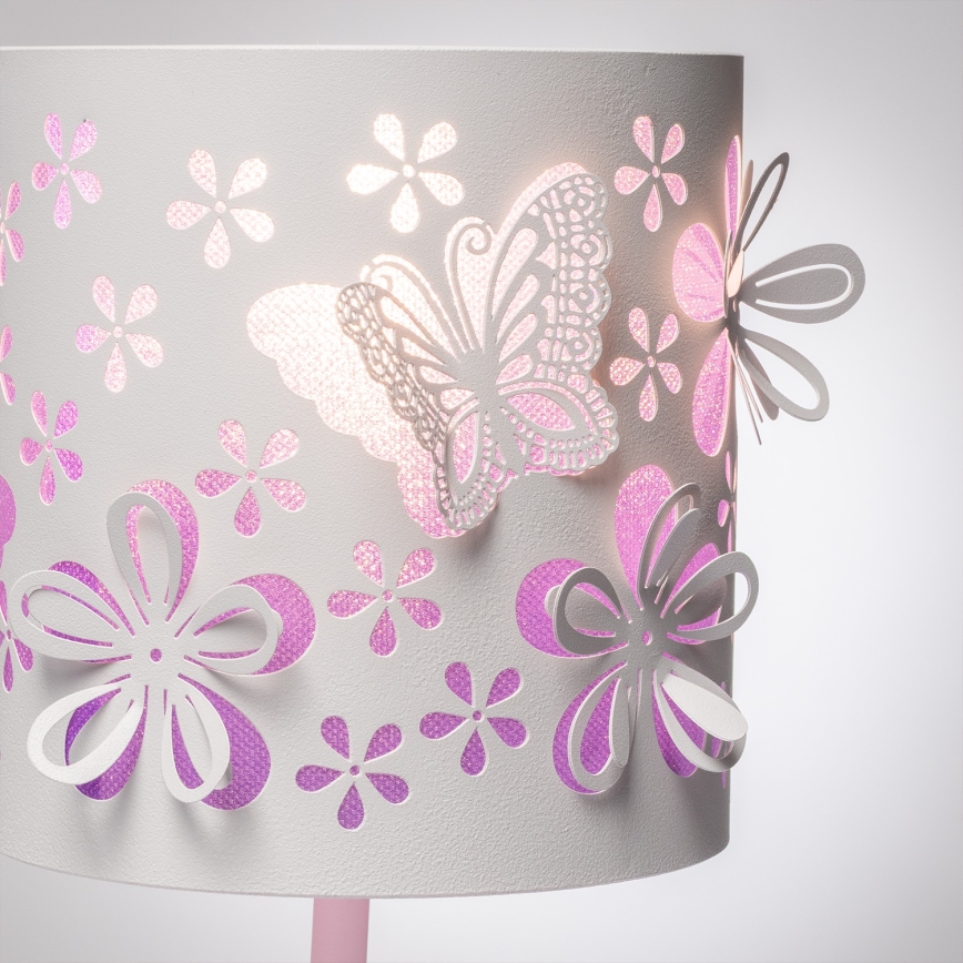 Lampă de masă ONLI TITILLA 1xE14/6W/230V 22 cm mov/alb