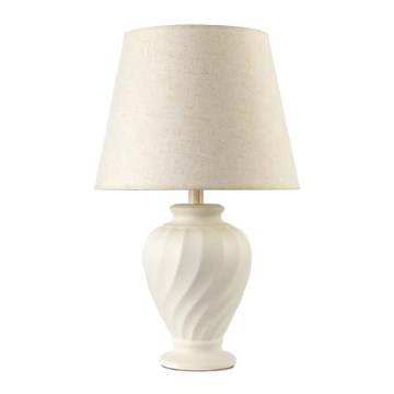 Lampă de masă ONLI VORTICE 1xE27/22W/230V 64 cm crem
