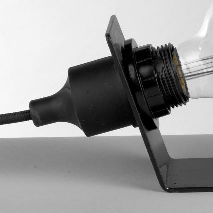 Lampă de masă ONLI WIRE 1xE27/15W/230V 10 cm negru