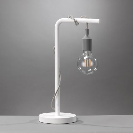 Lampă de masă ONLI WIRE 1xE27/15W/230V 48 cm gri/alb