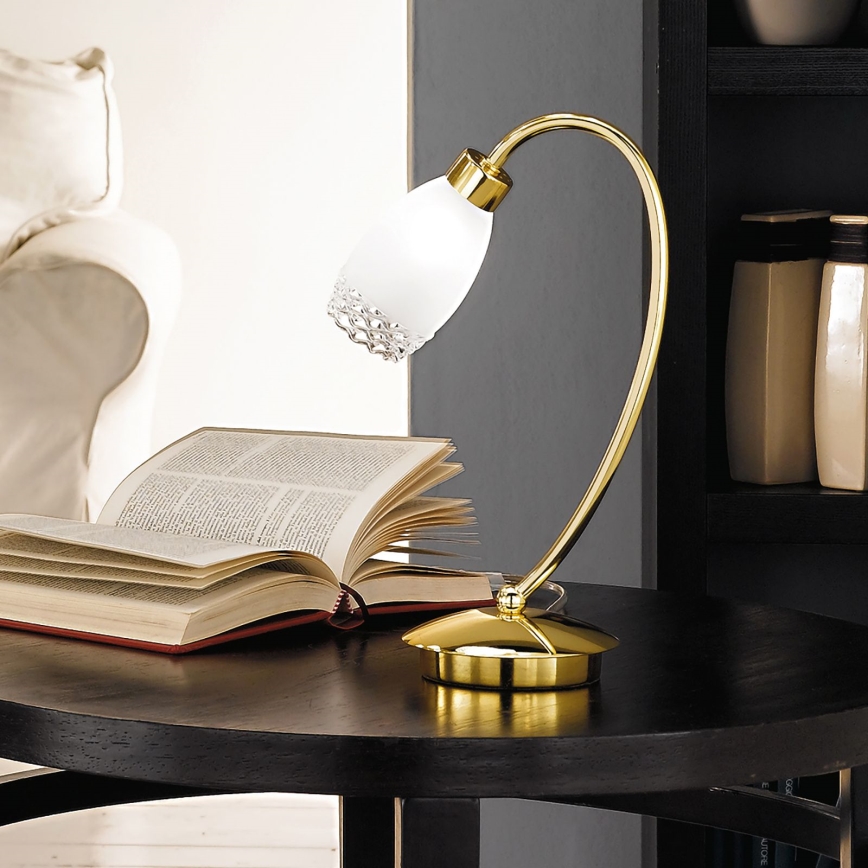 Lampă de masă CARLA 1xG9/28W/230V aurie