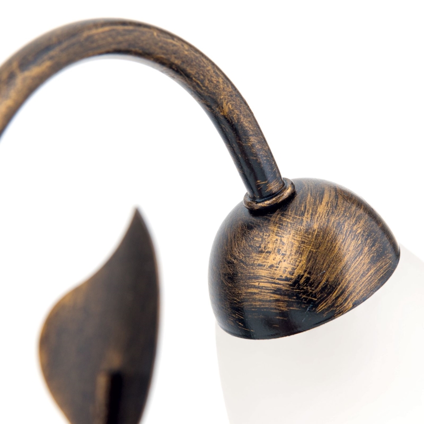 Lampă de masă SISI 1xE14/40W/230V bronz/patină