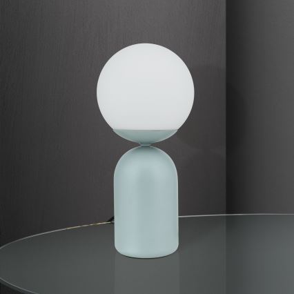 Lampă de masă STANLEY 1xE14/25W/230V ceramică/verde-mentă