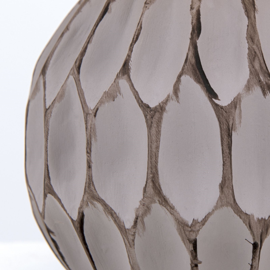 Lampă de masă PINIA 1xE14/25W/230V ceramică bej/gri